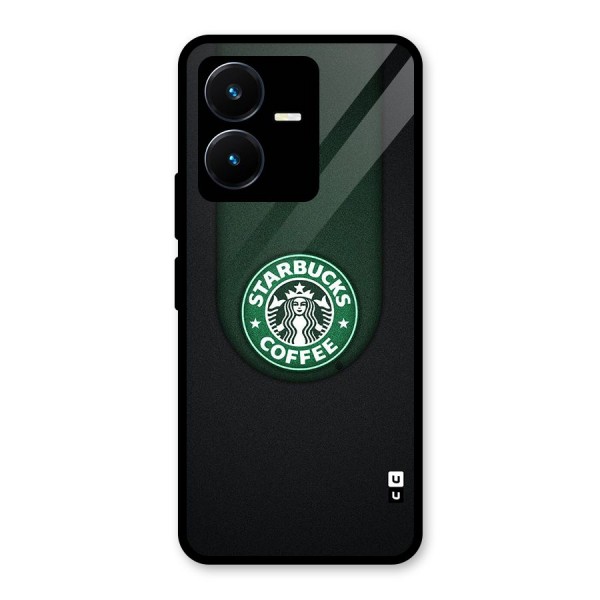 Leaf StarBucks Glass Back Case for Vivo Y22