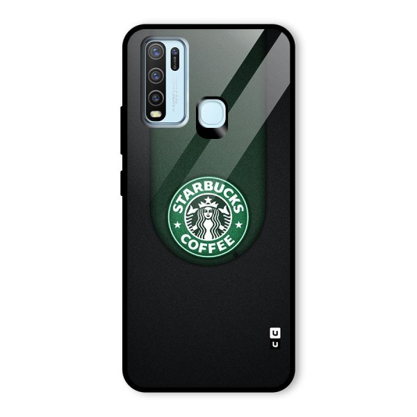 Leaf StarBucks Glass Back Case for Vivo Y50