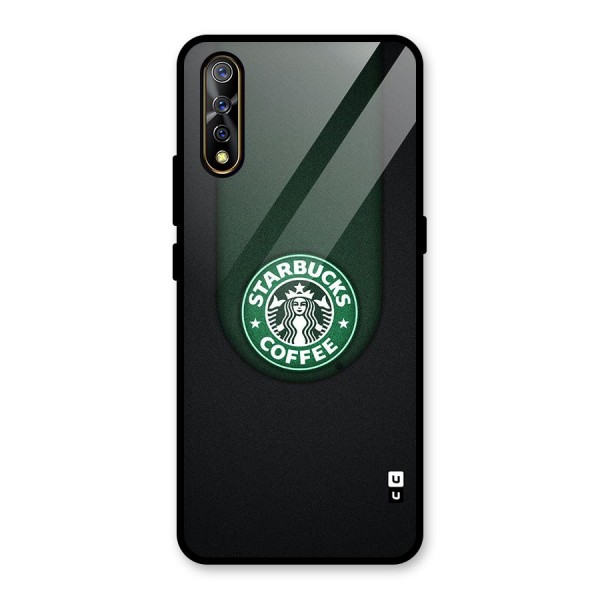 Leaf StarBucks Glass Back Case for Vivo Z1x