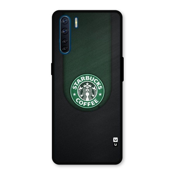 Leaf StarBucks Metal Back Case for Oppo F15