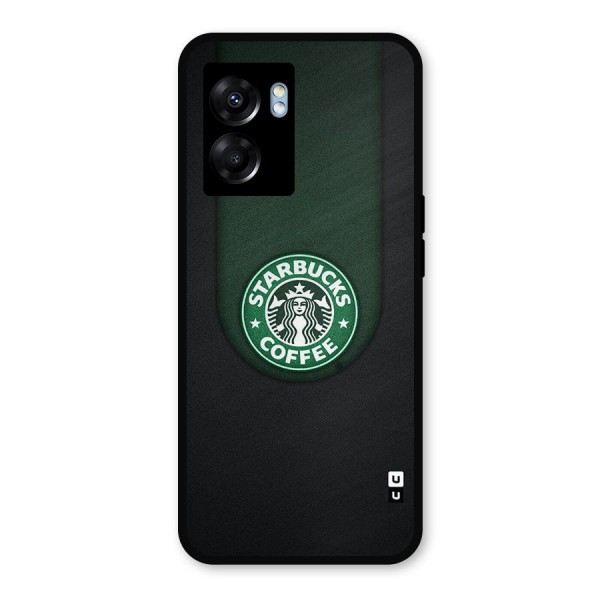 Leaf StarBucks Metal Back Case for Oppo K10 (5G)