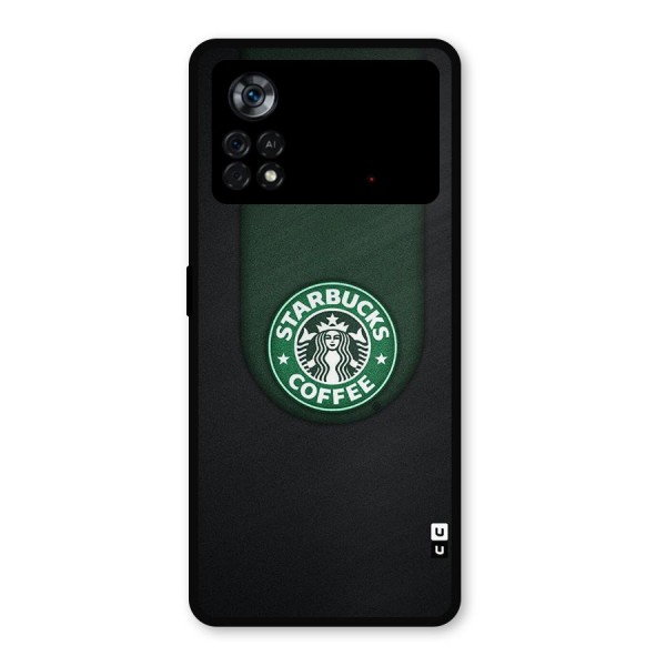 Leaf StarBucks Metal Back Case for Poco X4 Pro 5G