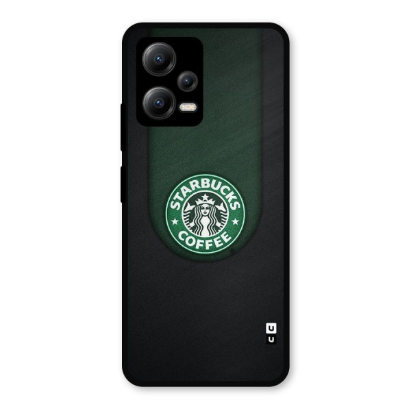 Leaf StarBucks Metal Back Case for Poco X5