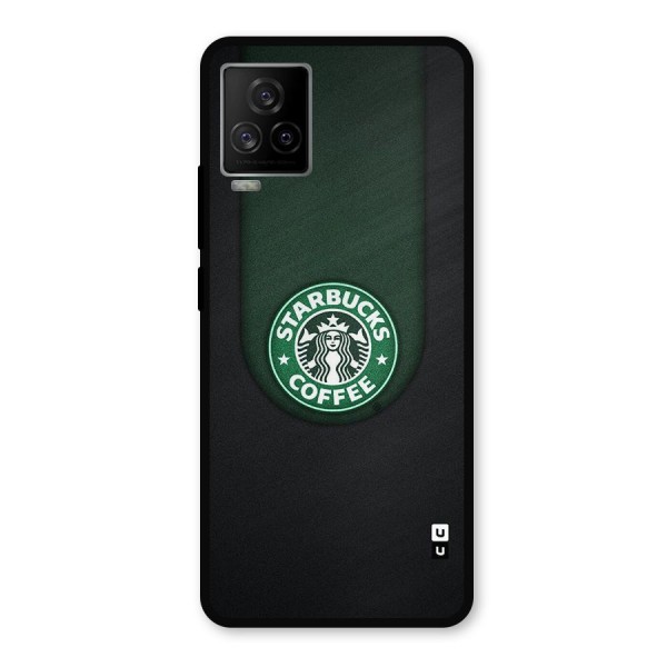 Leaf StarBucks Metal Back Case for iQOO 7 Legend 5G