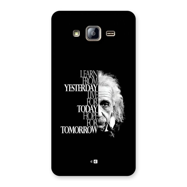 Learn From Yesterday Back Case for Galaxy On5