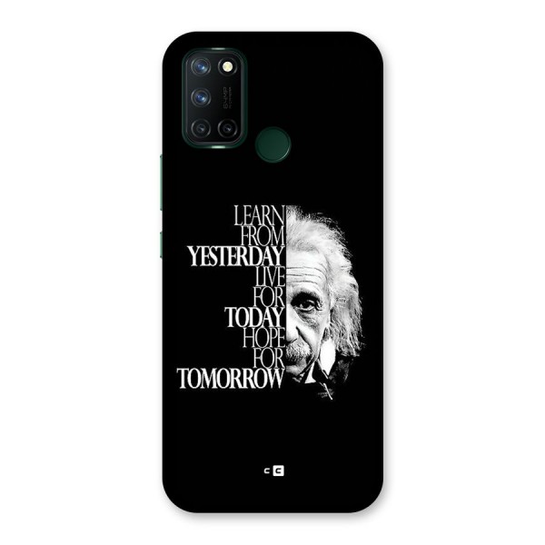 Learn From Yesterday Back Case for Realme C17