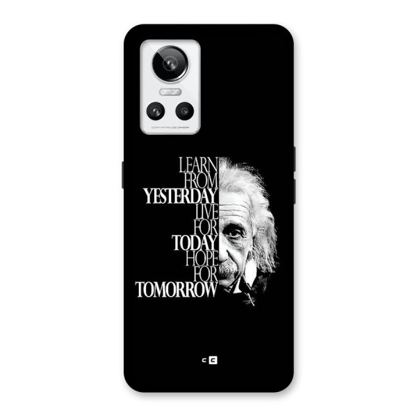 Learn From Yesterday Back Case for Realme GT Neo 3