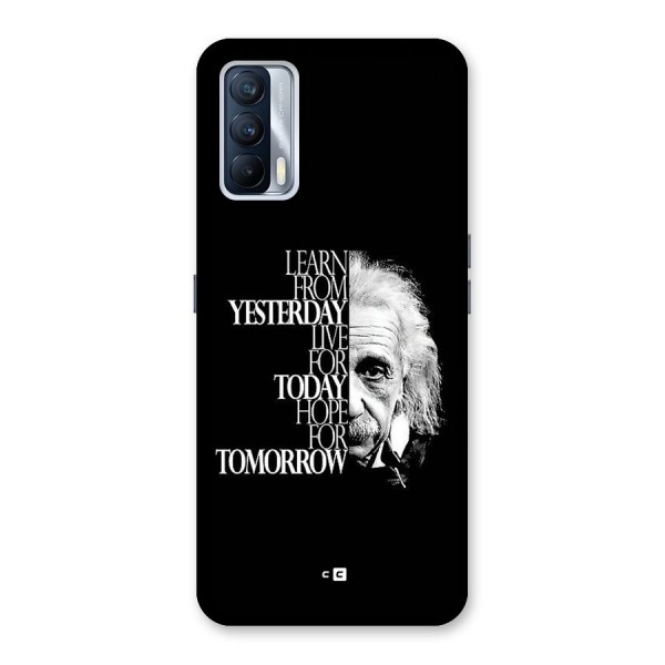 Learn From Yesterday Back Case for Realme X7