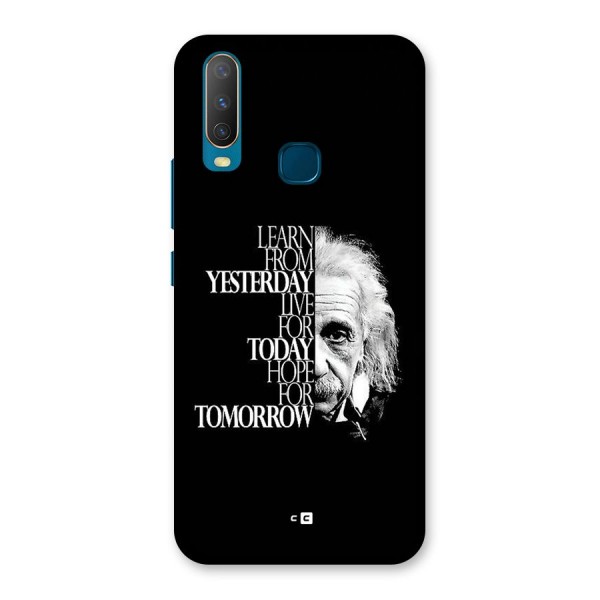 Learn From Yesterday Back Case for Vivo Y11