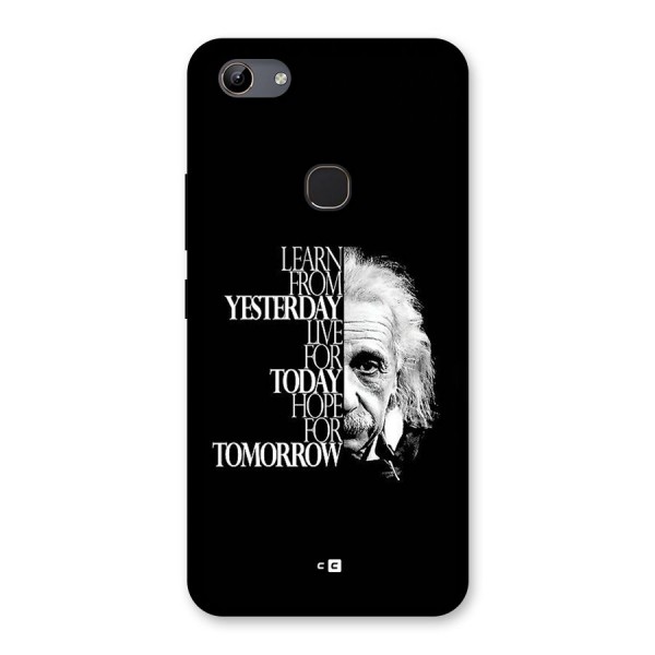 Learn From Yesterday Back Case for Vivo Y81