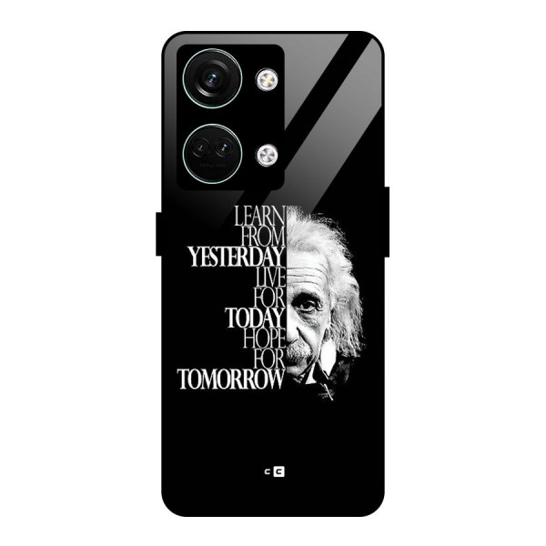 Learn From Yesterday Glass Back Case for Oneplus Nord 3