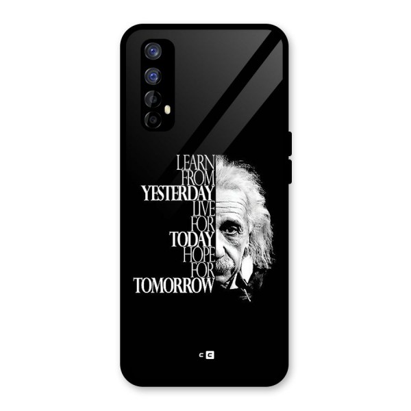 Learn From Yesterday Glass Back Case for Realme 7