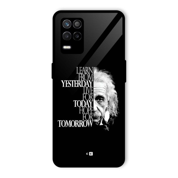 Learn From Yesterday Glass Back Case for Realme 9 5G