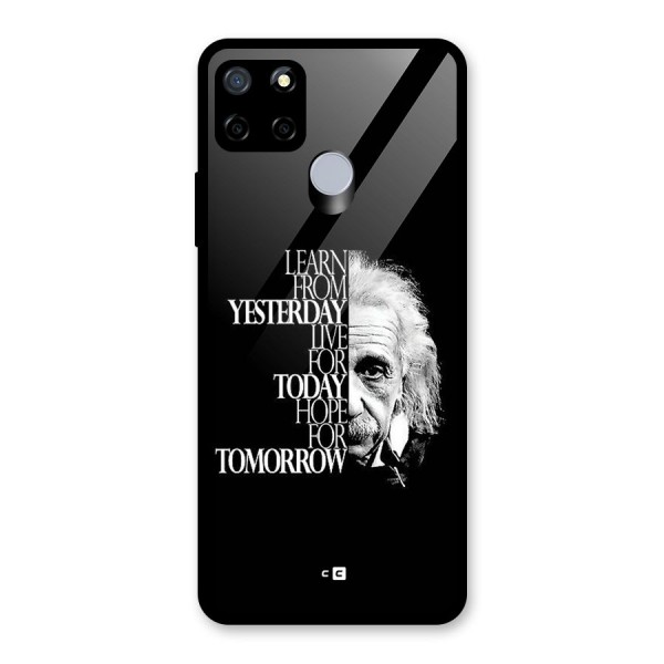 Learn From Yesterday Glass Back Case for Realme C12