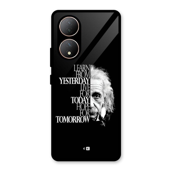 Learn From Yesterday Glass Back Case for Vivo T2