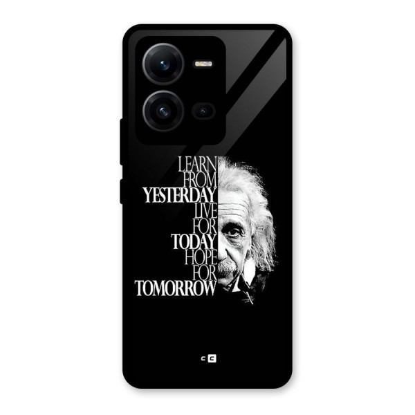 Learn From Yesterday Glass Back Case for Vivo V25