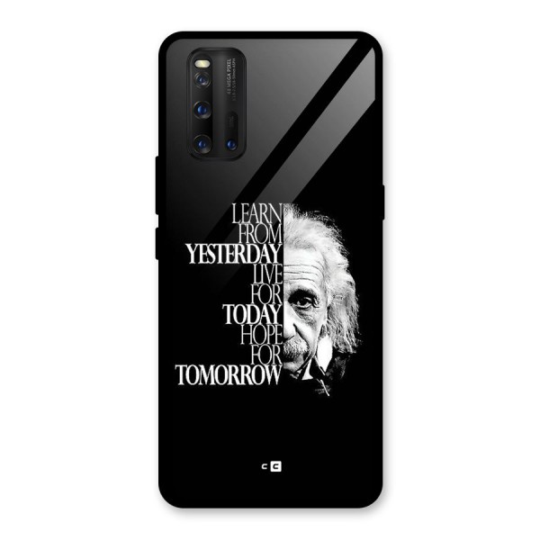 Learn From Yesterday Glass Back Case for Vivo iQOO 3
