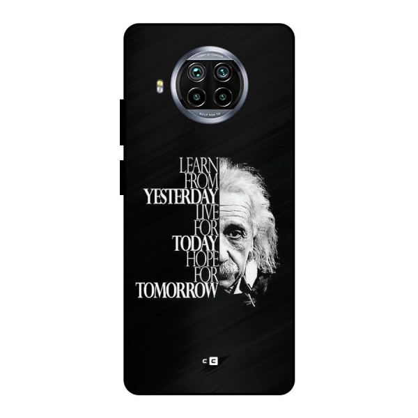 Learn From Yesterday Metal Back Case for Mi 10i