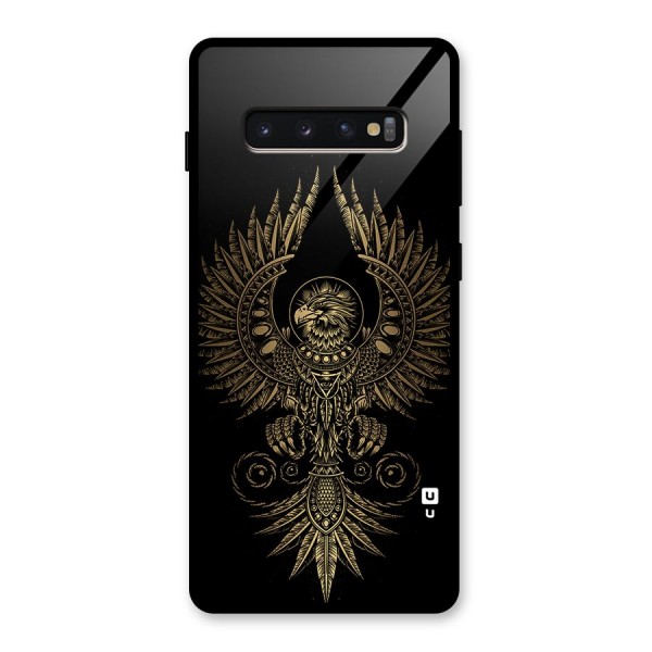 Legendary Phoenix Glass Back Case for Galaxy S10 Plus