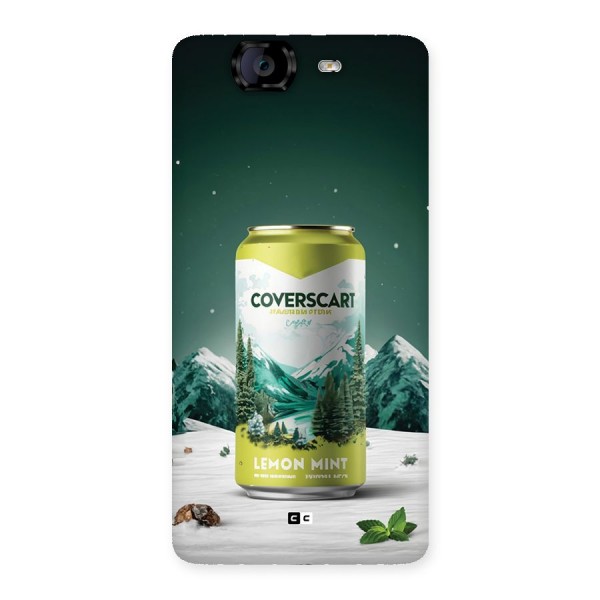 Lemon Mint Back Case for Canvas Knight A350