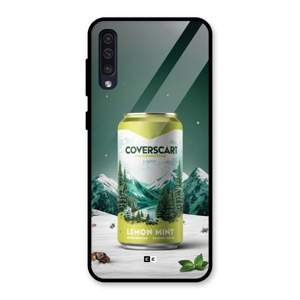 Lemon Mint Glass Back Case for Galaxy A50s