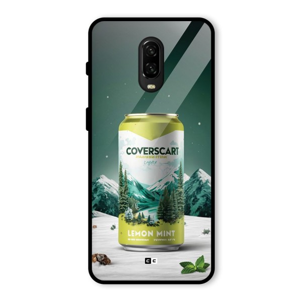 Lemon Mint Glass Back Case for OnePlus 6T