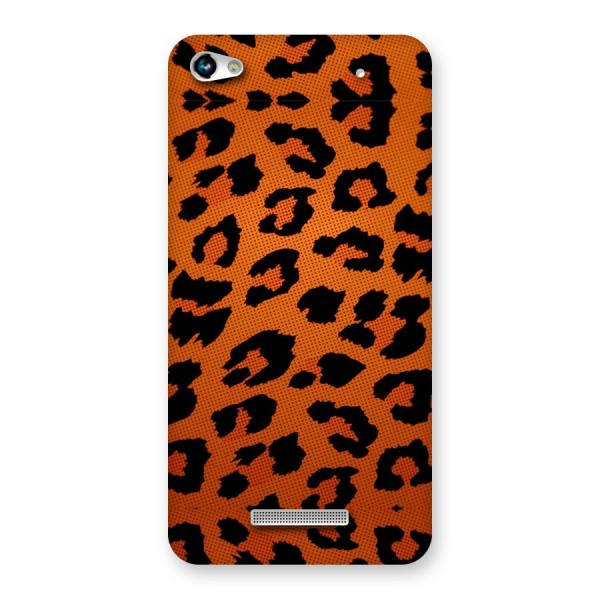 Leopard Back Case for Micromax Hue 2