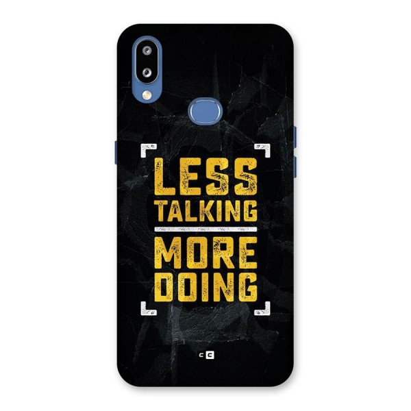 Less Talking Back Case for Galaxy M01s