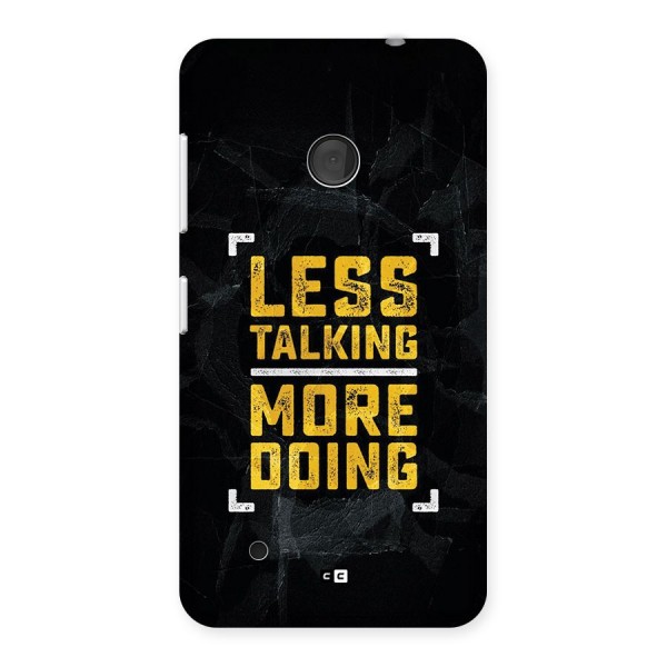 Less Talking Back Case for Lumia 530