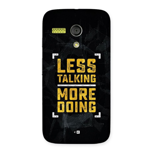 Less Talking Back Case for Moto G