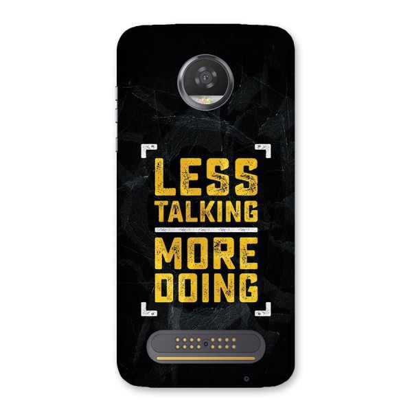 Less Talking Back Case for Moto Z2 Play