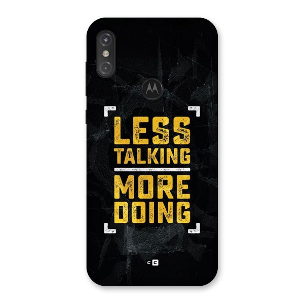 Less Talking Back Case for Motorola One Power