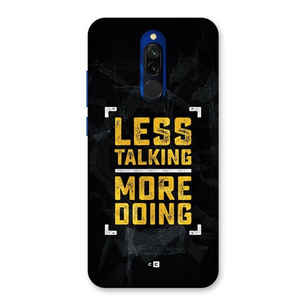 Less Talking Back Case for Redmi 8