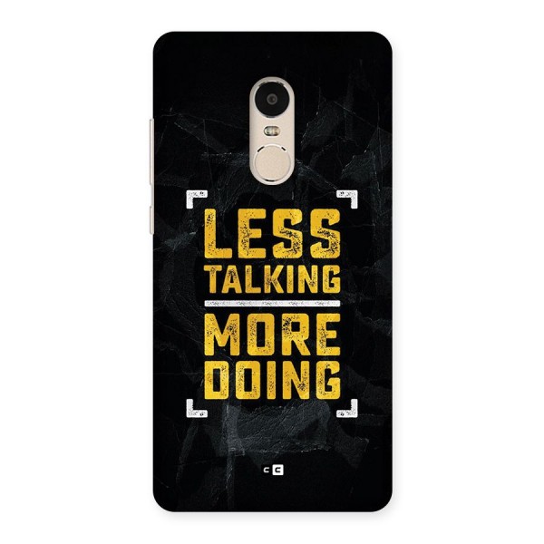 Less Talking Back Case for Redmi Note 4