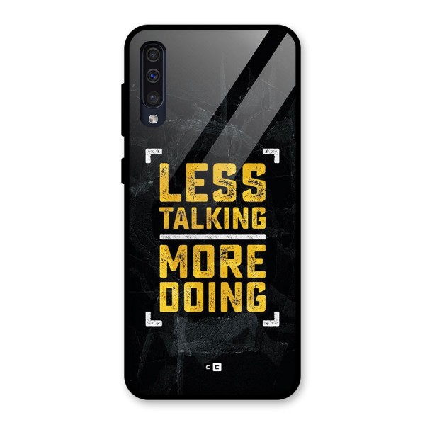 Less Talking Glass Back Case for Galaxy A50