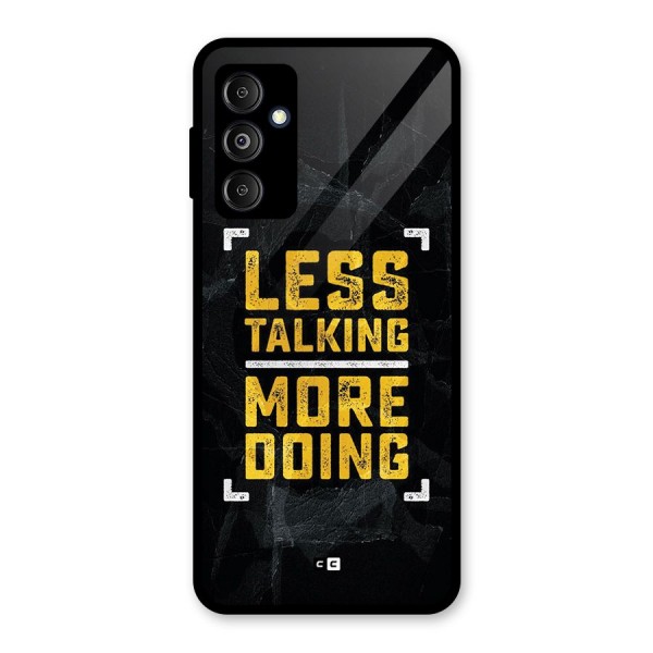 Less Talking Glass Back Case for Galaxy M14 5G