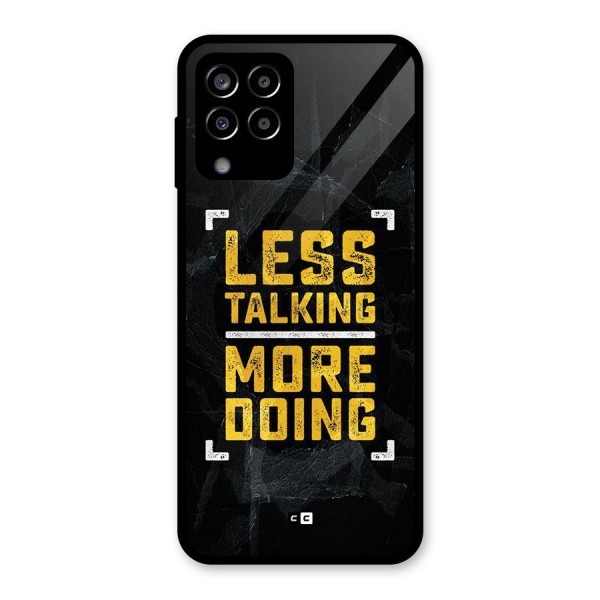 Less Talking Glass Back Case for Galaxy M33