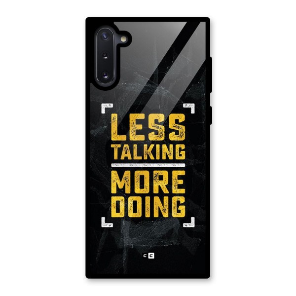 Less Talking Glass Back Case for Galaxy Note 10