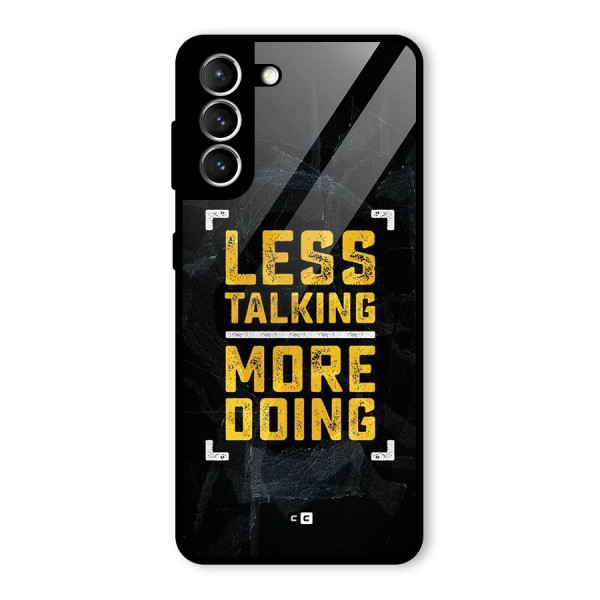 Less Talking Glass Back Case for Galaxy S21 5G