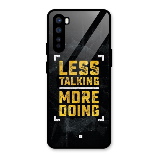 Less Talking Glass Back Case for OnePlus Nord