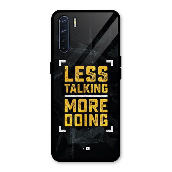 Less Talking Glass Back Case for Oppo F15