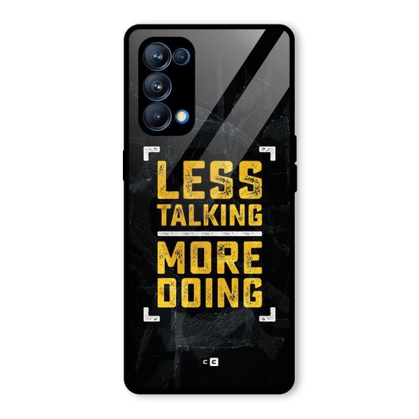 Less Talking Glass Back Case for Oppo Reno5 Pro 5G