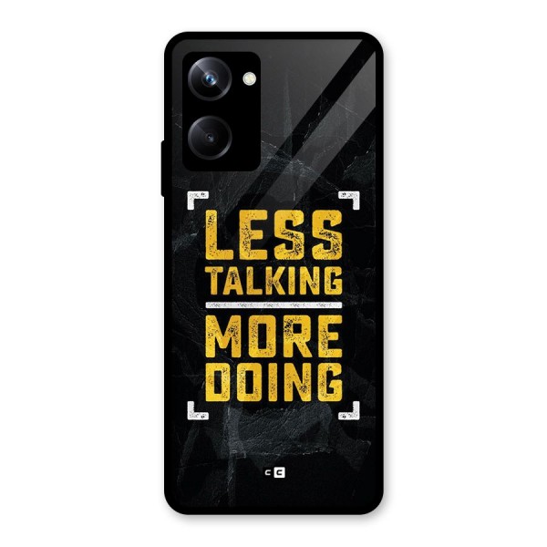 Less Talking Glass Back Case for Realme 10 Pro