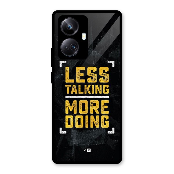 Less Talking Glass Back Case for Realme 10 Pro Plus