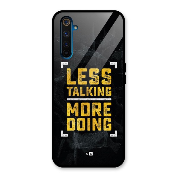 Less Talking Glass Back Case for Realme 6 Pro