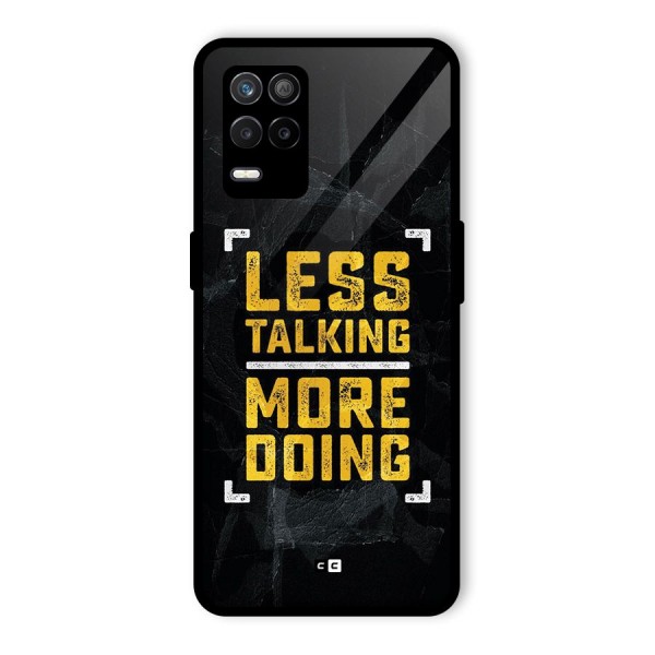 Less Talking Glass Back Case for Realme 8s 5G