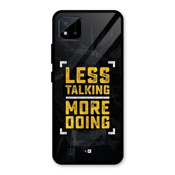 Less Talking Glass Back Case for Realme C11 2021