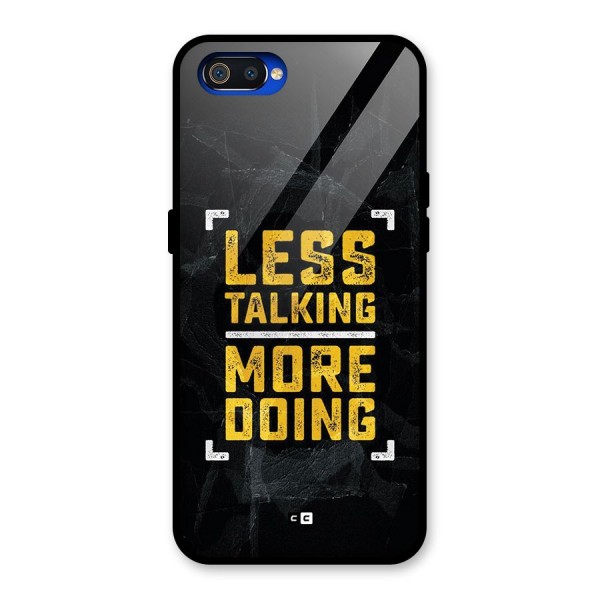 Less Talking Glass Back Case for Realme C2