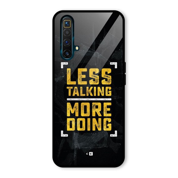 Less Talking Glass Back Case for Realme X3 SuperZoom