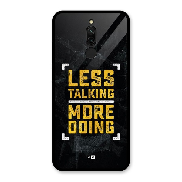 Less Talking Glass Back Case for Redmi 8